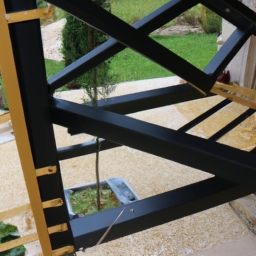 Création de pergola avec toiture véranda en PVC Vedene